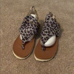 Leopard Sandals